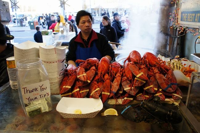 ④３０日　　「Fisherman's Wharf」<br /><br /><br />エビがいっぱい！！<br /><br />It seems to be delicious. <br />