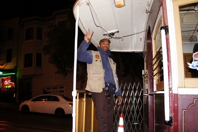 ⑦　　２日「Cable car」17:55<br /><br />サンキュー　車掌さん！！