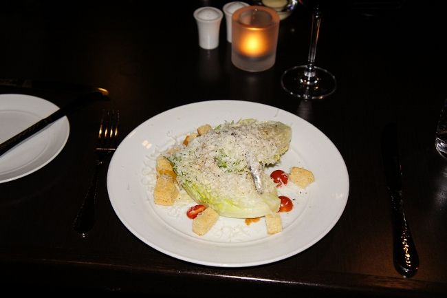 ⑦　　２日「Steak」<br /><br /><br />前菜の白菜？？<br /><br />な～んちゃって、本当は分からないが<br /><br />パクリ　nice!!