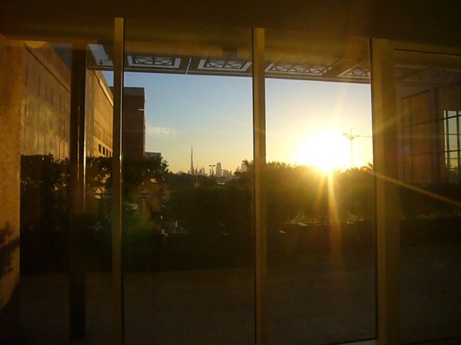 おお、夕陽だ。