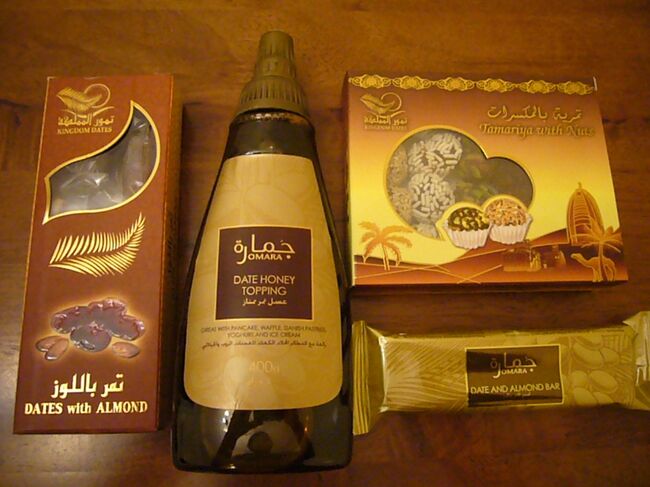 デーツ商品<br /><br />チョコやシロップ