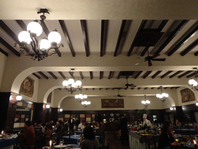 レストランの天井です。