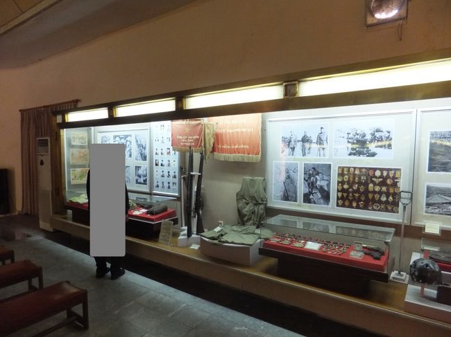 ベトナム戦争時代の貴重な資料や写真が展示されています。