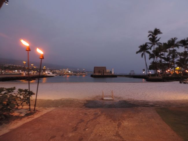 すっかり日も落ちてきました。まだまだルアウショーは続きます。