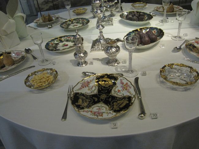 豪華なテーブルセット