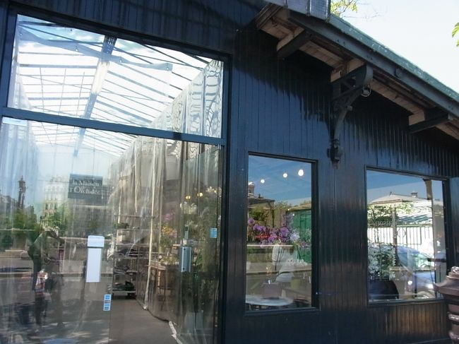 シテ島には花市場がありますので、ちょっと見学。