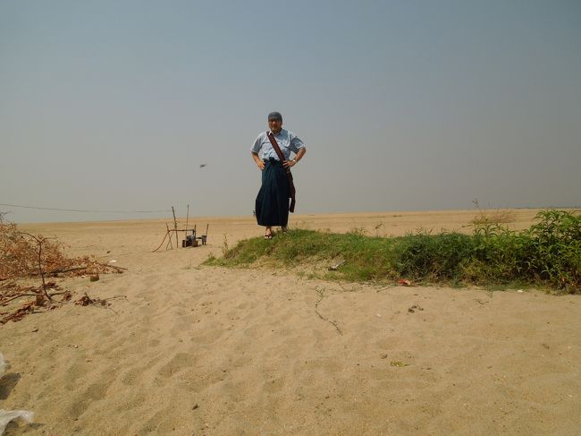 まるで砂漠です…