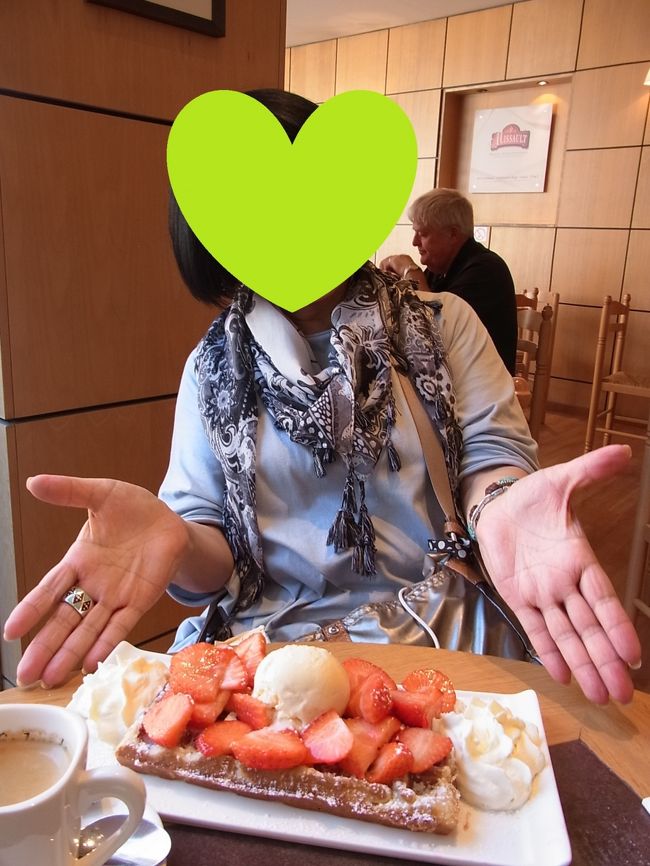 この大きさを一人で食べたのよ。