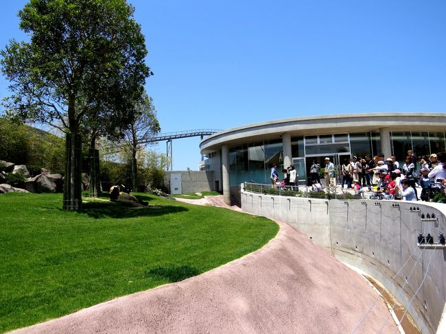 このＰＡＮＤＡ ＬＯＶＥには屋外１面、屋内２面のジャイアントパンダの放飼場があり、