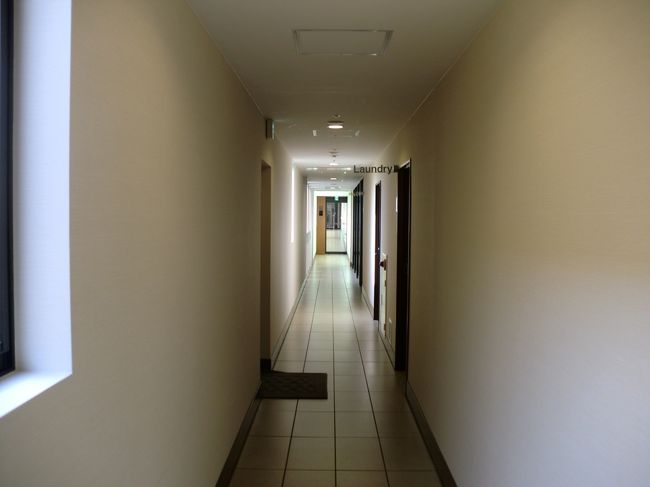 ホテル棟とコンドミニアム棟の連絡通路