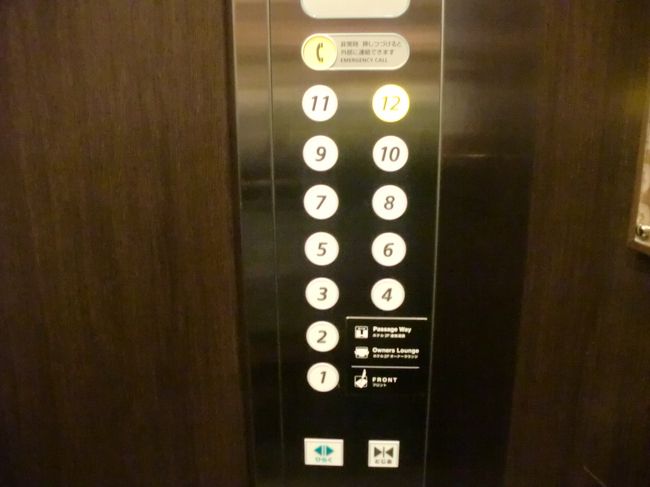 コンドミニアム棟のエレベータ
