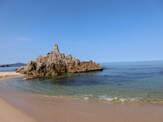 ２日目は近くの水晶浜へ。<br />沖縄・離島には叶わないですが本州ではなかなかの綺麗さ。<br />夏にまた来てみたいですね。