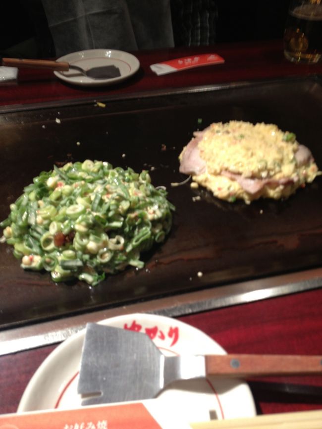 スタッフが美味しく焼いてくれるのを待ちます。早く食べたいな〜。