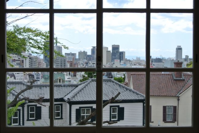 ラインの館の窓から見た景色。