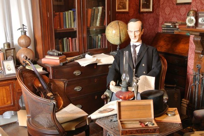 英国館の「シャーロック・ホームズの部屋」