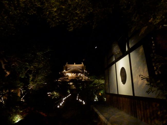 京都の夜  お寺のバーを楽しむ。