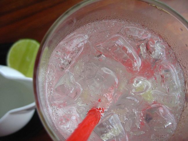 朝からさわやかに炭酸水飲みました。