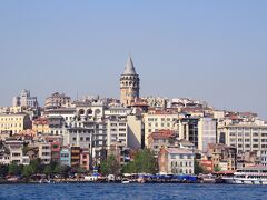 海を挟んでむこう側にはガラタ塔と新市街が見えます。
イスタンブールは旧市街、新市街、アジアサイドと、ボスポラス海峡と金角湾を挟んでそれぞれに町の雰囲気が違い、興味深いです。