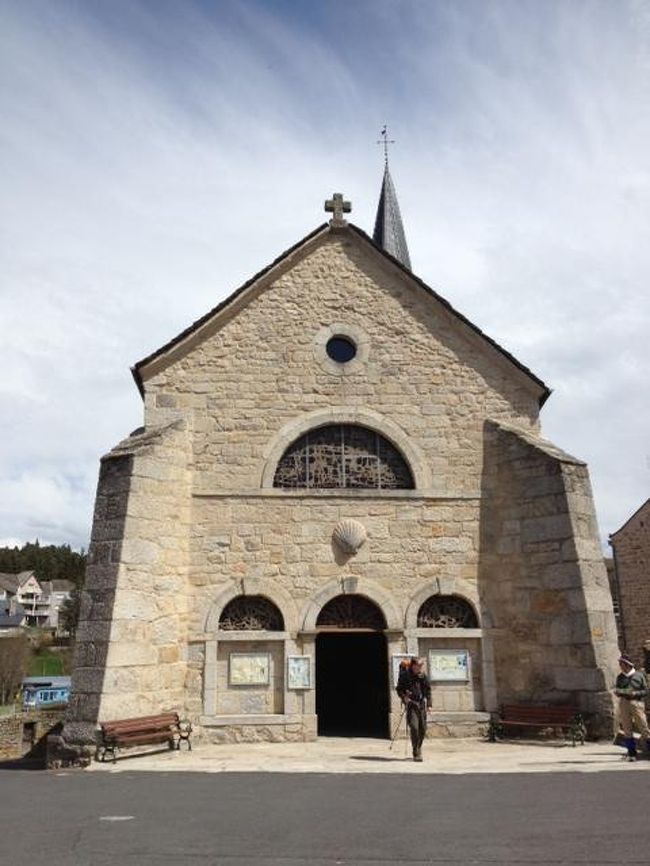 オーモンオーブラックの教会。<br />右隅にぼくが写ってる。