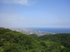 相模湾の眺め。