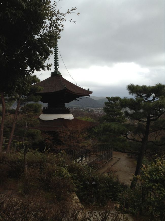 常寂光時<br />雨模様なので上からの景色はいまいちですが・・