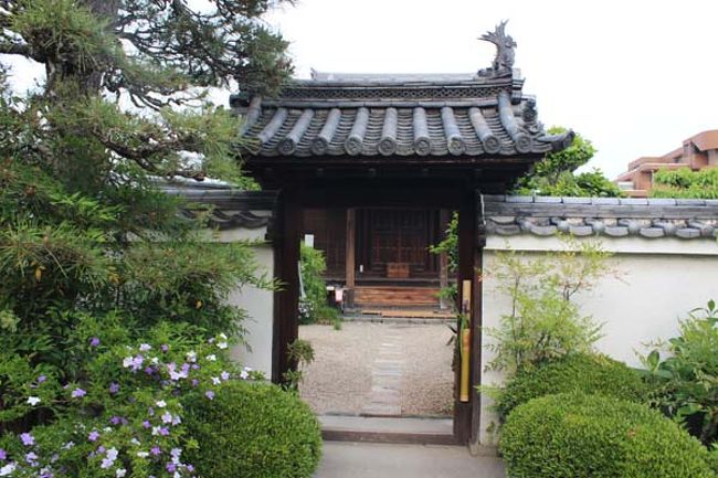 東大寺から真っ直ぐの道を歩き、途中ＮＯＤＡさんが携帯ナビで確認しながら連城寺さんに到着。<br />あっ、門を撮るのを忘れた！！　こちらは中にある門です