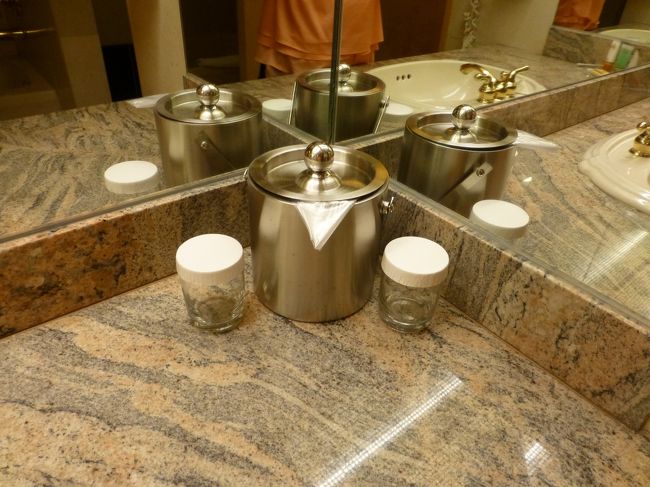 バスルームにあったこれはごみ箱？<br />アイスペール？<br />分からないので、氷入れてお水冷やすのに使ってました。