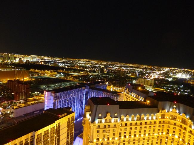 ラスベガスの夜景。<br /><br />夜景も見納めだなぁ。