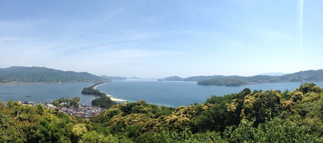 天橋立のパノラマ