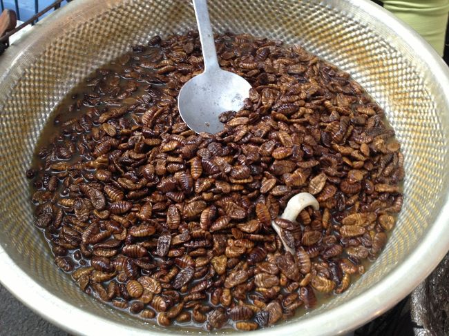 <br />　う〜〜ん、独特の香りです。市場ではよく見かけますが<br /><br />　こちらでは、よく食べられるようです。