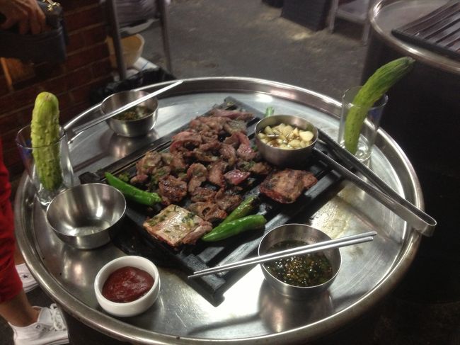 <br />　近くで買ったキュウリもポリポリ