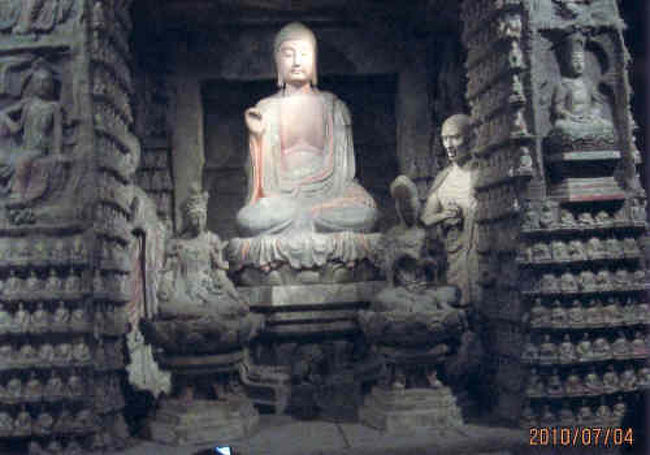 西安楽遊原青龍寺泥仏 西安楽遊原青龍寺泥仏 （帰りは青龍寺遺跡公園から - 西安