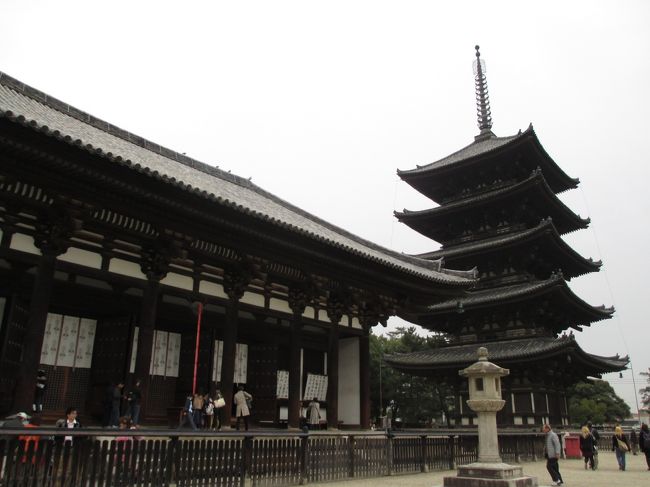 そして、興福寺へ行きました。<br />五重塔とても良かったです