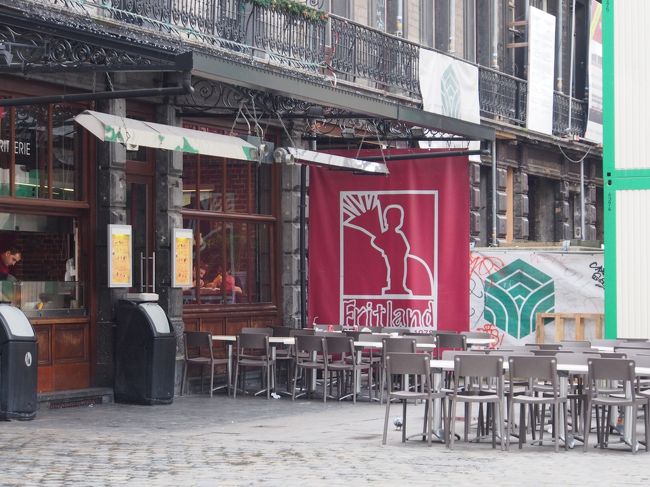 ベルギー名物フリッツを食べにきました。