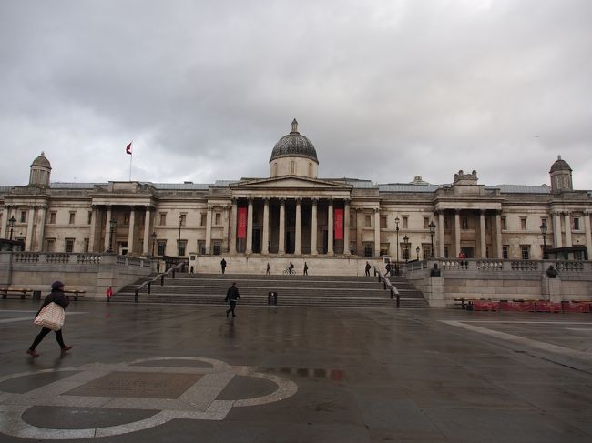 ナショナルギャラリーリベンジ。<br />中は撮影不可なので写真はありませんが、<br />朝一で空いていてゆっくり見れました。