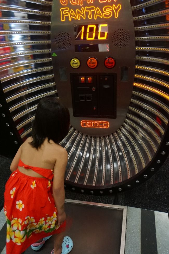 チャッキーチーズ。<br /><br />食事はピザがメイン？<br /><br />ゲームがたくさんあります。