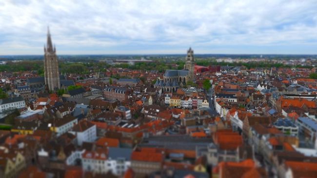 ジオラマモードで撮ってるとこんな感じ。