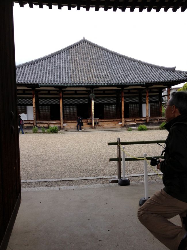 猿沢の池を経て元興寺（がんこうじ）へ。南都七寺のひとつです。