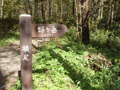 横尾の分岐です。　ここまで上高地から３時間