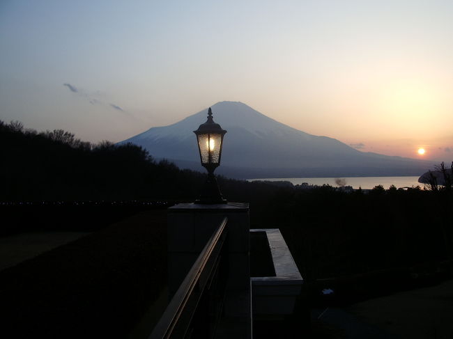 マジック―アワーの富士山はすごく美しい。