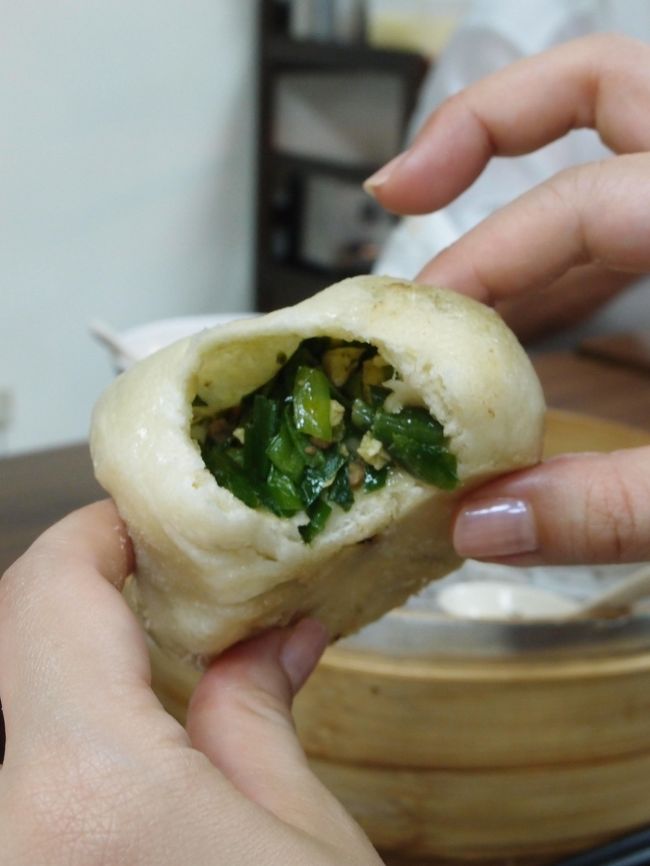 韮菜包<br />にらたっぷり〜<br />私はこっちの方が好き。