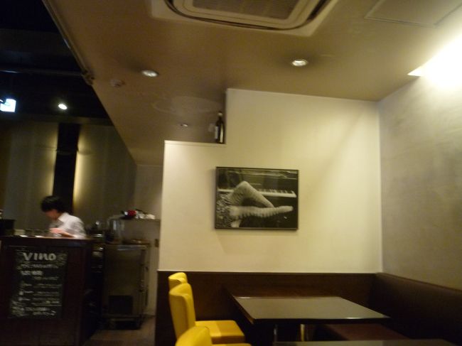 「ピアノ」という名前のお店らしく、ここかしこピアノ」を思わせる写真が飾られていました。