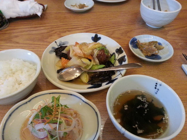 日替わりランチは大きな肉団子が２個！！