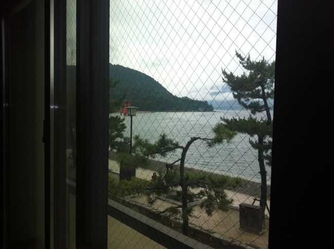 角度が急ですが、鳥居が見えますね。