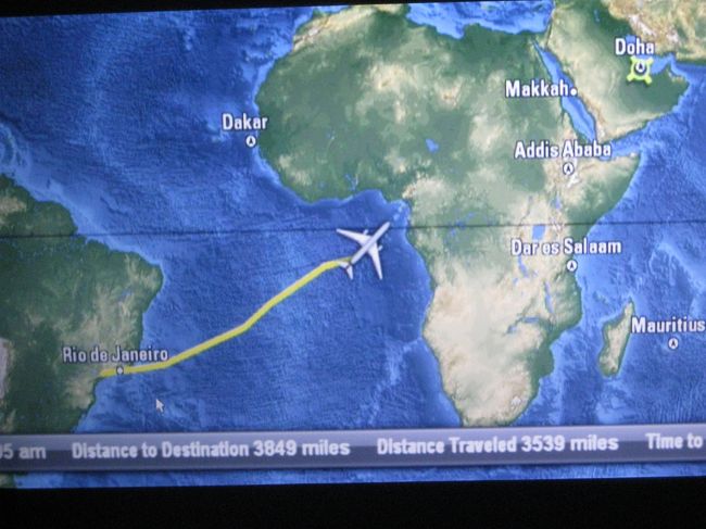 カタール航空、ドーハ行き