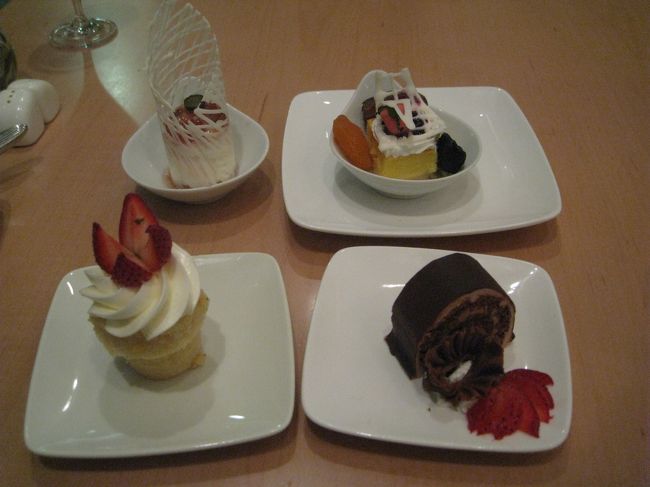 ドーハ・ラウンジでのデザート