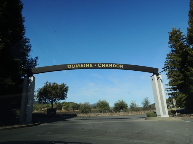 一つ目のワイナリーはスパークリングのワイナリー、DOMAIN CHANDONE。