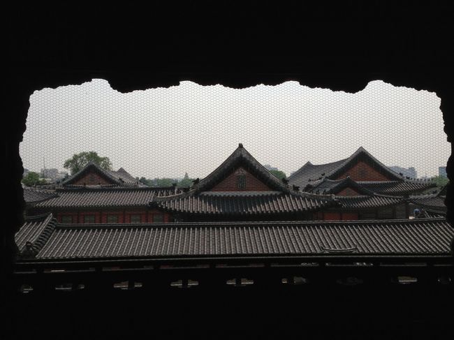 韓屋の屋根が本当美しい。