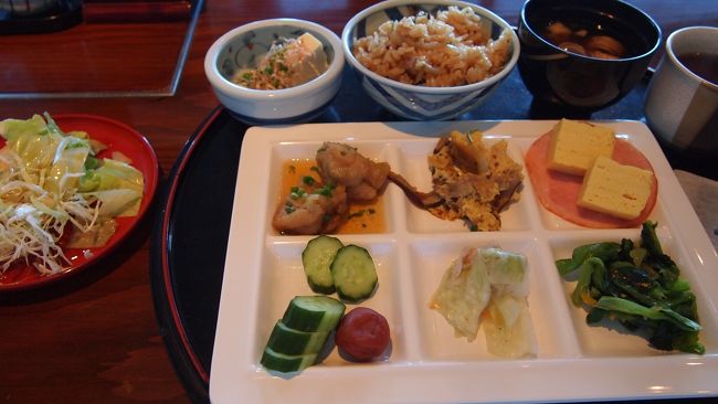 3泊あるので1回目は和朝朝食