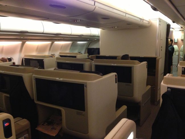 シンガポール航空ビジネスクラス